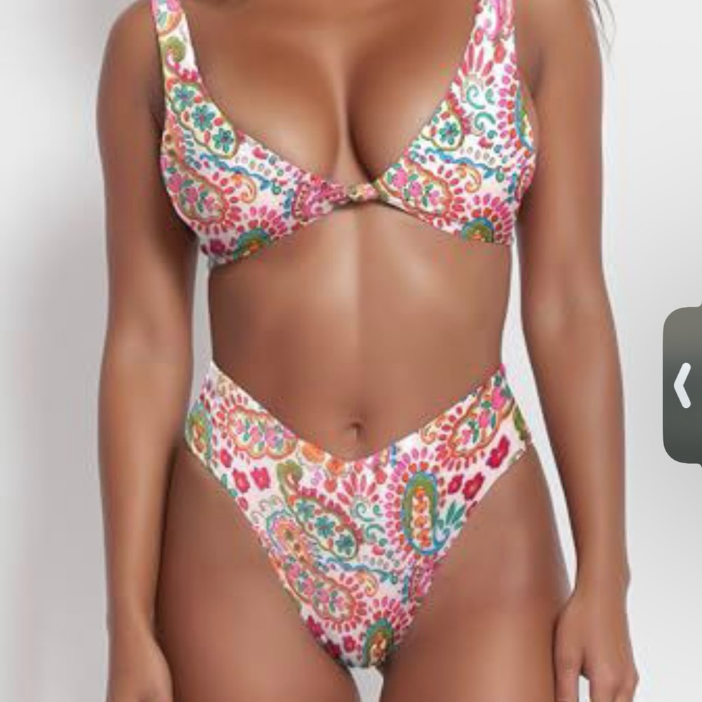 Colorful Paisley Bikini Set